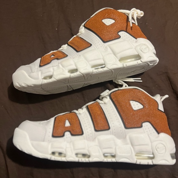 Nike Women's Sneakers White and Brown Air Max Uptempo Fits Men 12.5 new - Picture 8 of 8